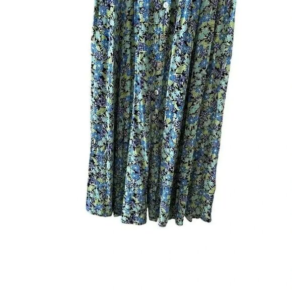 Christopher & Banks  Milk Maid Festival Preppy Dress Maxi Plus Sz 16 #1494 - Picture 3 of 13